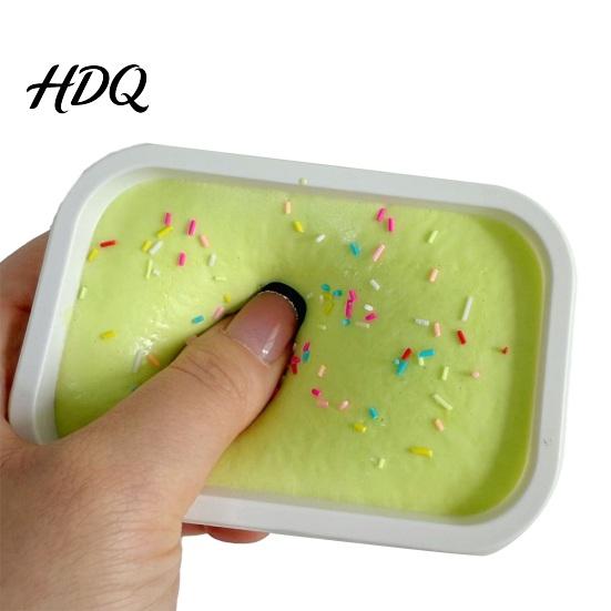 Simulation Food Pinch Toy Ice Cream Cake Squeeze Toy, Slow Rising Stress Office Anxiety Reducer Relief Dessert for Relieving Anti-stress Hand