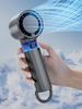 High-Speed Portable USB Handheld Fan with Carabiner and Cold Compress Feature