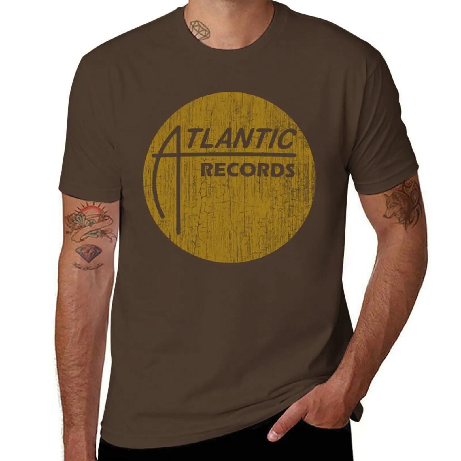 

Atlantic Records T-Shirt oversized man clothes anime stuff shirts graphic tee men M