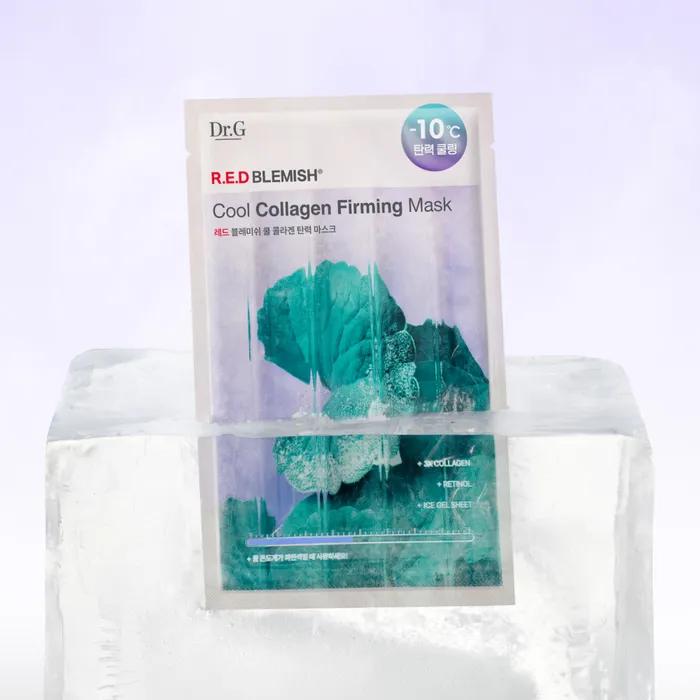 Red Blemish Cool Collagen Elasticity Mask 30g x 10 sheets