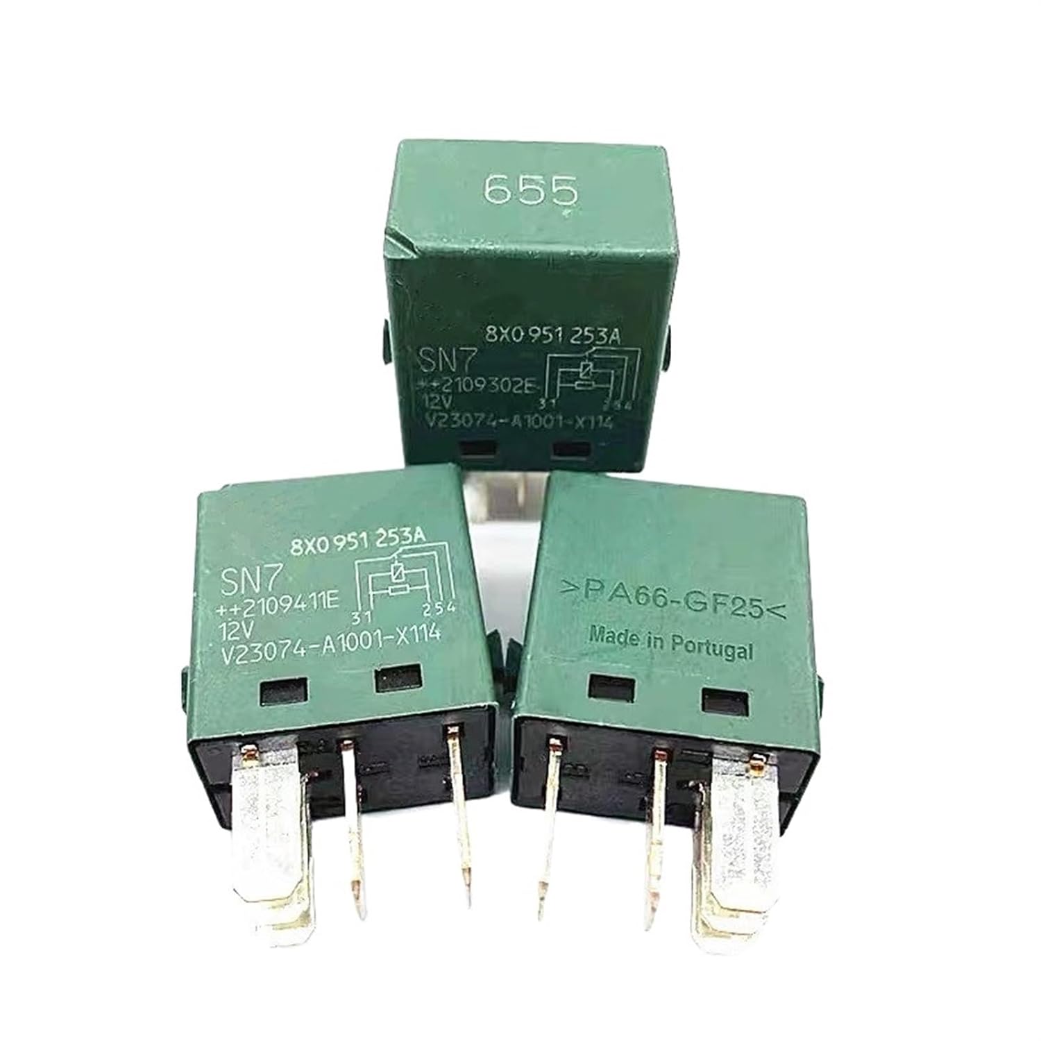 

1PCS 2PCS 5PCS V23074-A1001-X114 8X0951253A 12V 5-pin relay(2PCS) 2PCS