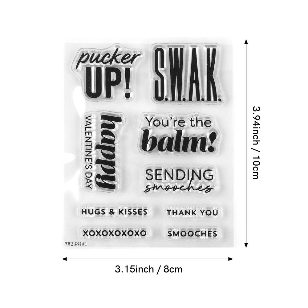 

Plastic Clear Rectangle Domes, Self-Adhesive Lip Balm Pouches Money Holder/Candy Metal Cutting Dies for DIY Craft Gift Cards