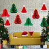 Christmas Party Decor 3d Honeycomb Hanging Decorations For Winter Holiday Celebrations