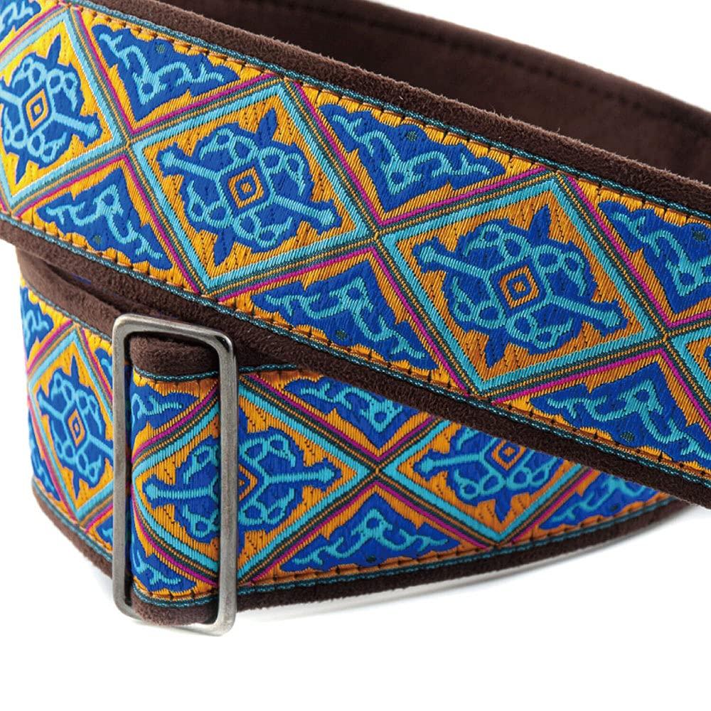 STRAPS Guitar Strap Width Length HAFA BLUE RightOn! 6cm, 90~150cm