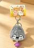 New 5cm Plush Toy Keychain Stray Kids FELIX Cartoon Doll Animal Head Bell Backpack Pendant Fan Children Birthday Gift