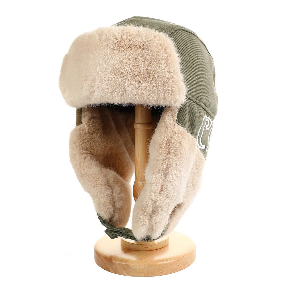 Lei Feng Hats for Men and Women In Autumn and Winter Thickened Warm Artifact Plush Hat Outdoor Cycling and Skiing Versatile Ear Protection Hat