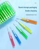 Medical Clean I-Type Interdental Brush: Soft, Telescopic Bristles for Orthodontic & Periodontal Care, 30-Piece Box