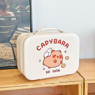 PU Makeup Box Portable Capybara Makeup Bag New Capybara Storage Box