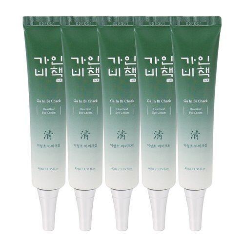 

[GaInBiChaek] (5 pieces) GaInBiChaek Green Tea Eye Cream 40ml / Herbal Soothing Care, Wrinkle Improvement, Whitening Function_635092