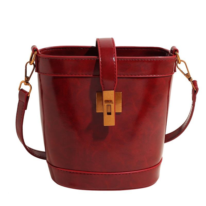 

Сумка Женская Новая Модная Универсальная На Плечо Мессенджер Женская Сумка бордовый