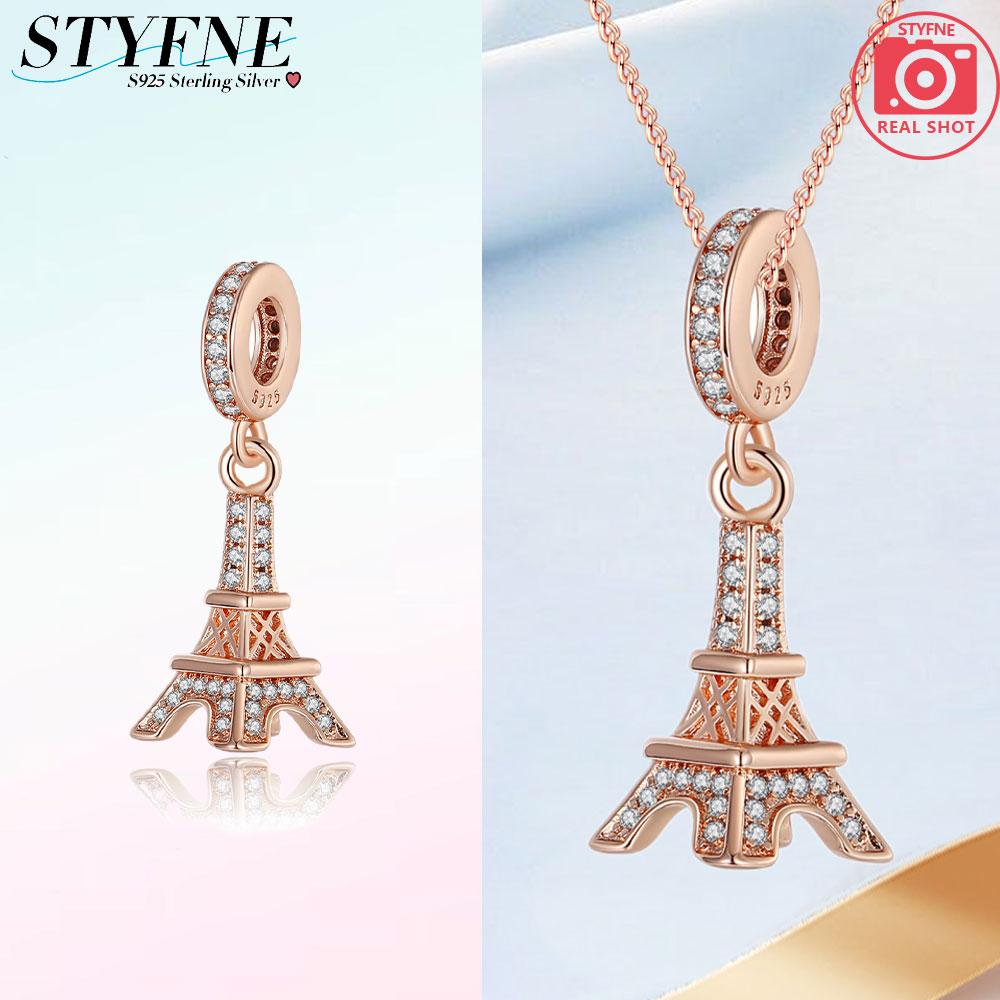 Original Koppar Roséguld Kärlekshjärta Fjäril Luftballong Berlocker Pärlor Passar Armband Dam Smycken DIY-tillbehör Gåva