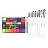 42 Farben Schminkset für Kinder Halloween Party Make-up Palette Körpermalset für Cosplay Clown Geburtstagsshow
