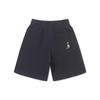 (WMNS) Converse Logo Mid Length Knit Short Asia Sizing 'Black' Women's 10025374-A01