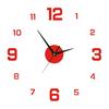 Yousheng 3D DIY Wall Clock Modern Design Battery Operated Luminous Arabic Numerals Clock Acrylic Decorative Clock