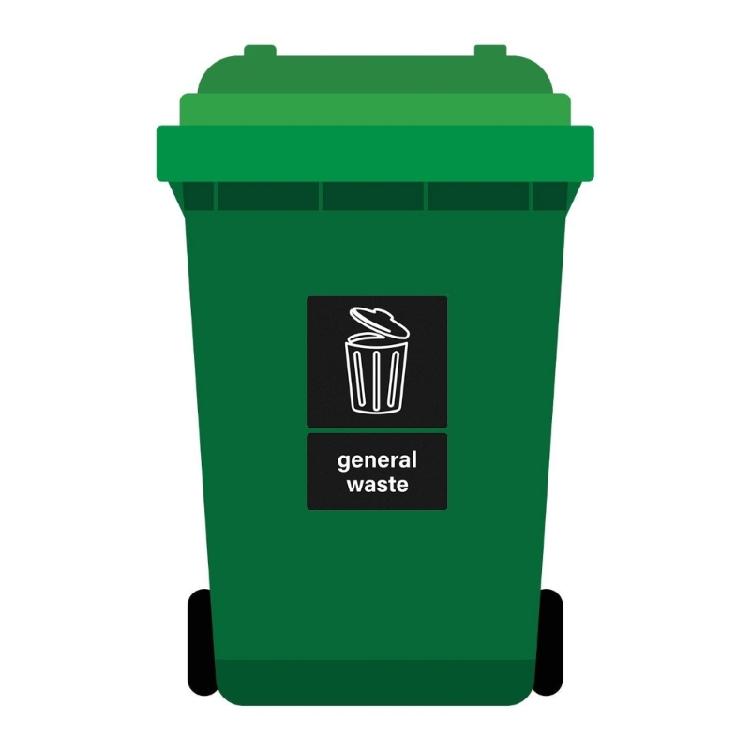10pcs Recycle Stickers for Trash Disposal Improve Waste Separation in Kitchen or Office Sorting Stickers Decal