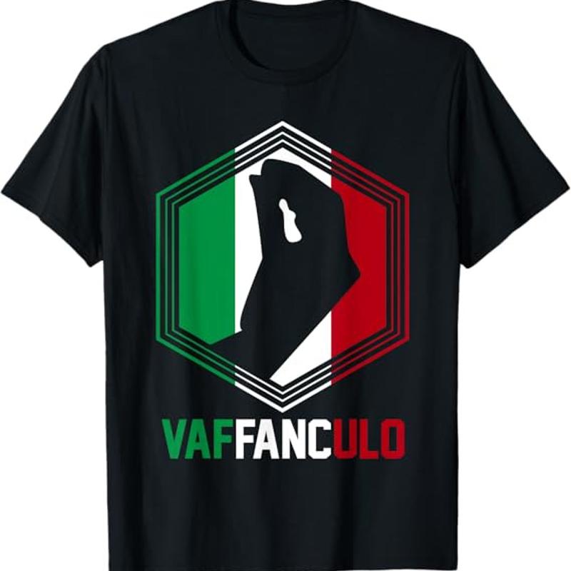

Vaffanculo Italian Gesture T Shirt Black S to 5XL 5XL різнокольоровий