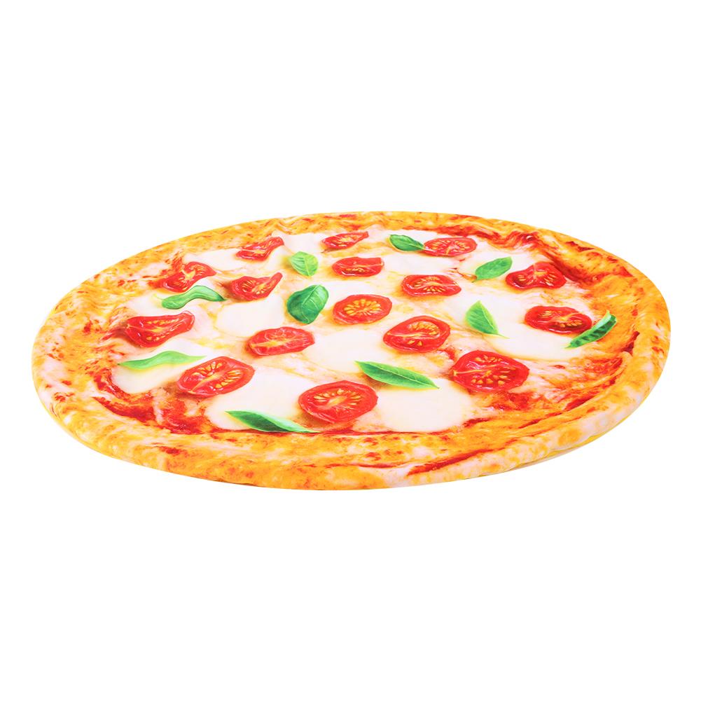 Soft Washable Simulation Pizza Warm Keeping Dog Cat Blanket Pets Sleep Rest Mat PadPizza Blanket L