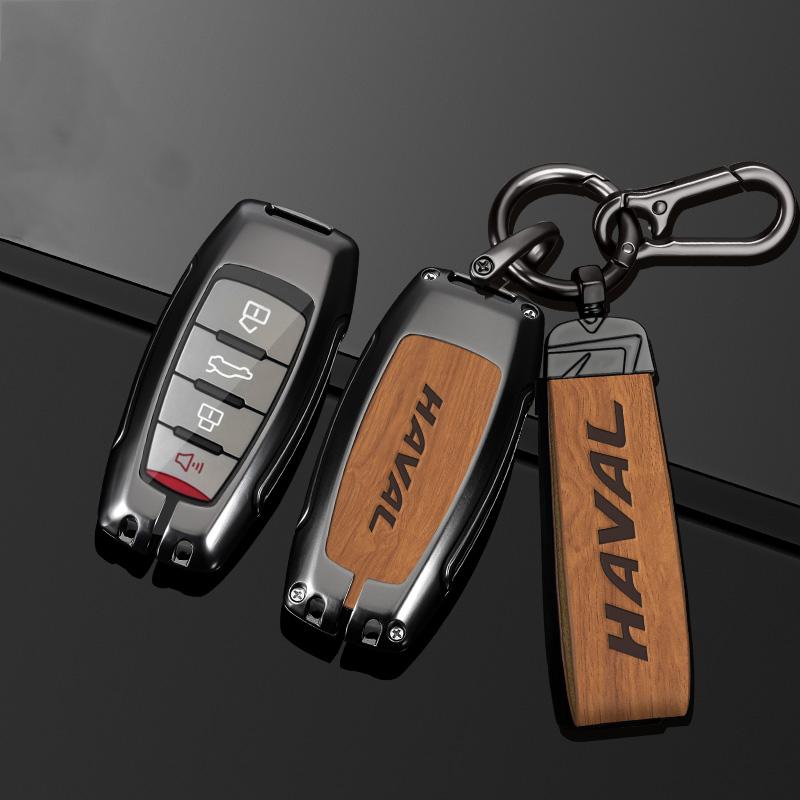 Zinc Alloy New Leather Car Key Case Cover for Great Wall Haval/Hover H1 H6 H7 H4 H9 F5 F7 H2S Car-covers Shell Auto Accessories