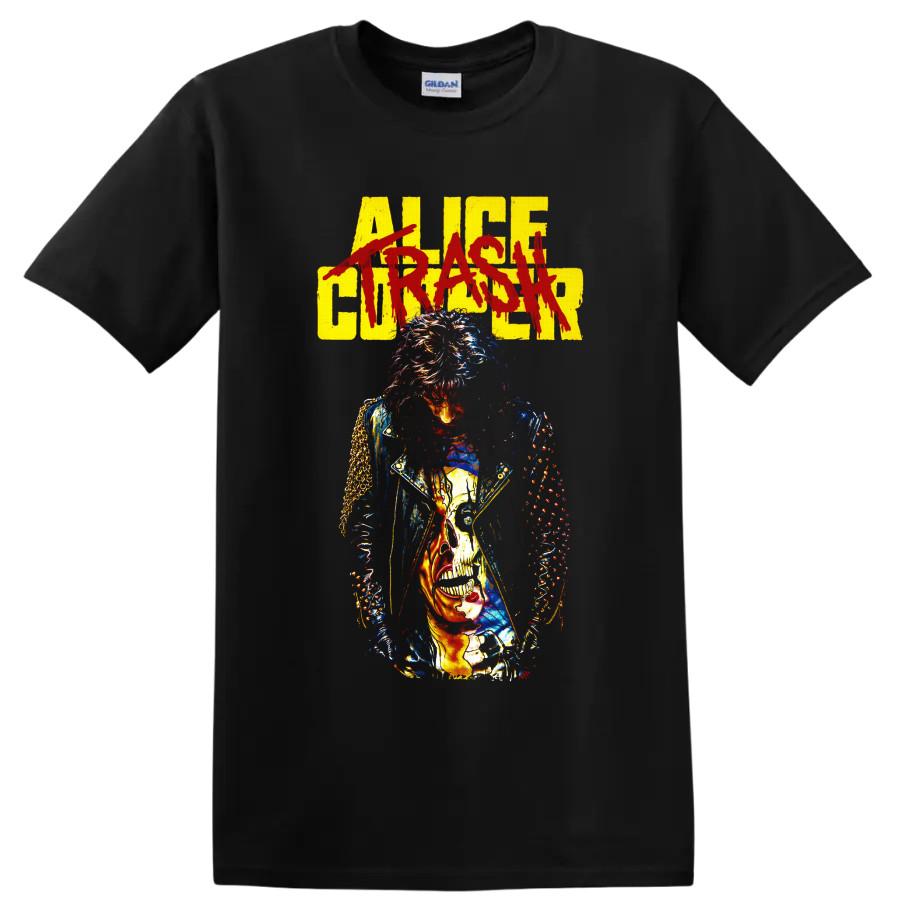 Alice Cooper Rock T Shirt Gothic Horror Skull Punk Concert Vintage Graphic Tee