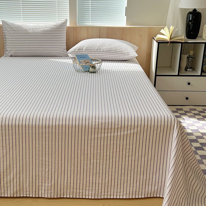 Minimalist Bed Sheet For 1.5m Bed, Single Double Household & Student Dormitory Use