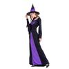 Cosplay Halloween, witch costume European and American cosplay purple witch dress cosplay holiday party costume