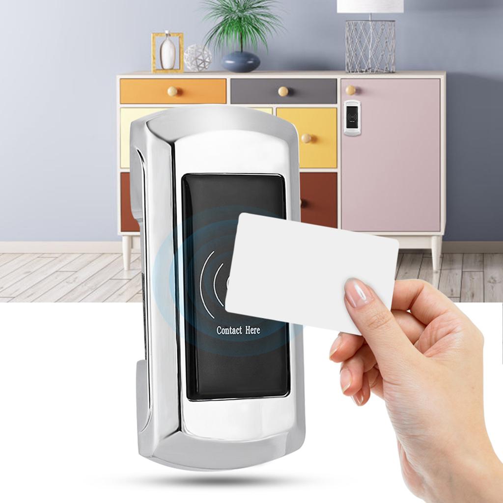 Zinc Alloy Smart Electronic Cabinet Lock with Access Card for Sauna Swimming Hotel Locker