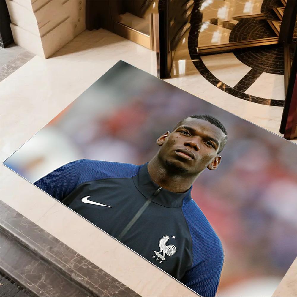 Pogba's Jersey Floor Rug Office Rug Suitable for Playrooms Balcony Dormitory Dining Room Antislip Carpet Decorate Offices