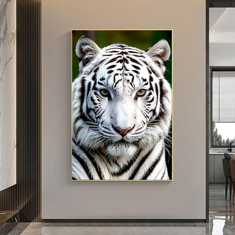 Canvas Painting Animals Canvas Wall Art Tiger Print Art Home Decor Wall Pictures Living Room Wall Decor Frameless