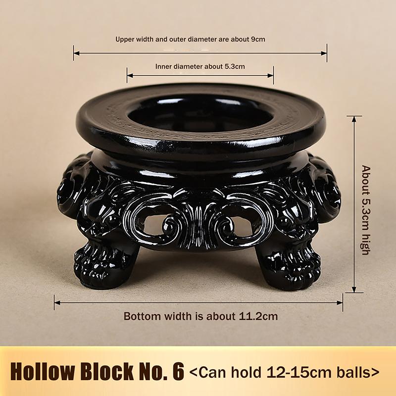 Vintage Crystal Balls Base Resin Sphere Support Display Stand Desktop Ornament Fixed Seat Home Decoration Accessories