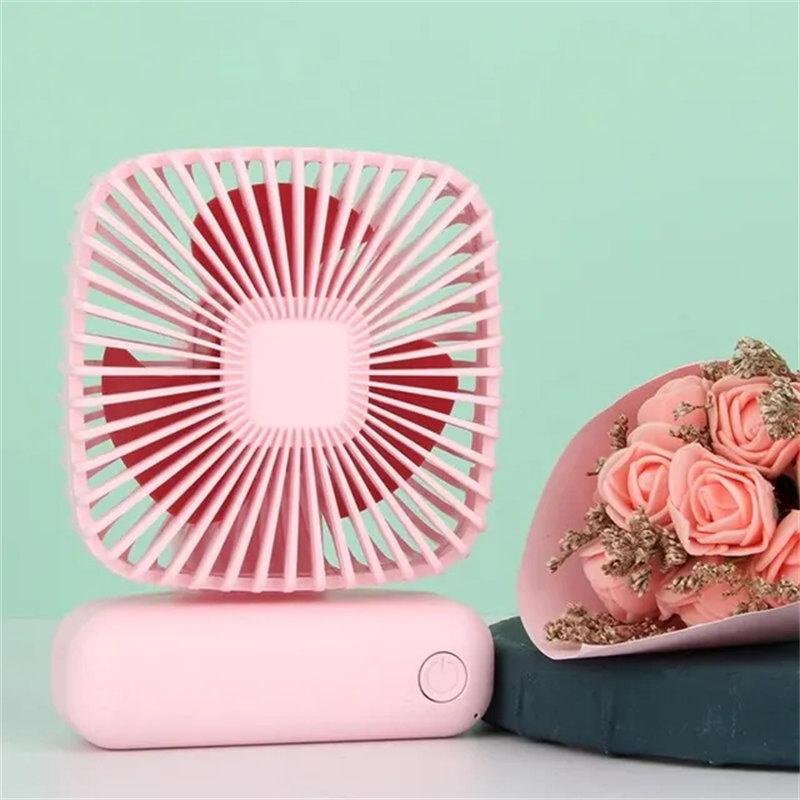 Desktop Desktop Small Fan Mini Handheld Usb Three Speed Cool Air Car Home Office Portable Quiet Outdoor Simple Portable Summer