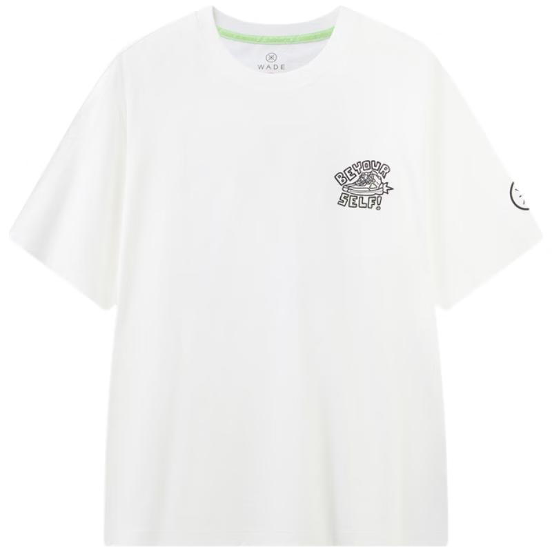 Li-Ning Wade x Timothy Goodman Men s Ice-Feel Short Sleeve T-Shirt XXL белый