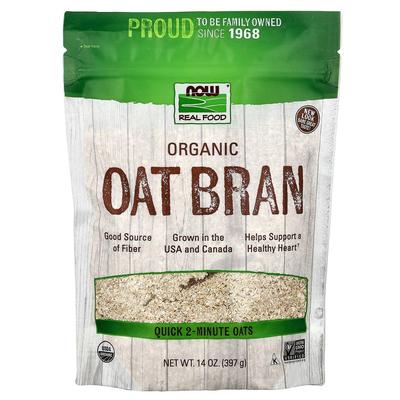 Now Foods Real Food Oat Bran 14oz (397g)