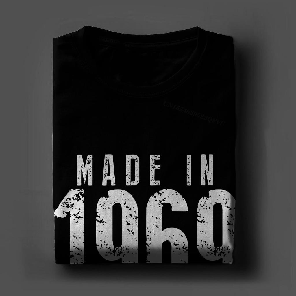 Tillverkad 1969 Alla Originaldelar T-shirt Män Födelsedagspresent Vintage Bomulls T-shirts Rund Hals Harajuku Toppar T-shirts Vuxen Kläder