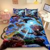 Soft Duvet Cover One-Piece Lufy Anime Beding Set Comfortable Quilt Cover Warm Comforter Cover King Quen Sized Dimensions for Young Boys Adult People