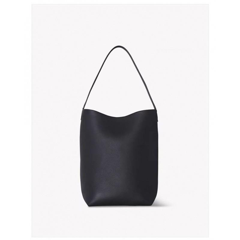 Minimalist Designer Leather Bucket Bag Large Capacity Shoulder Women Daily Commute