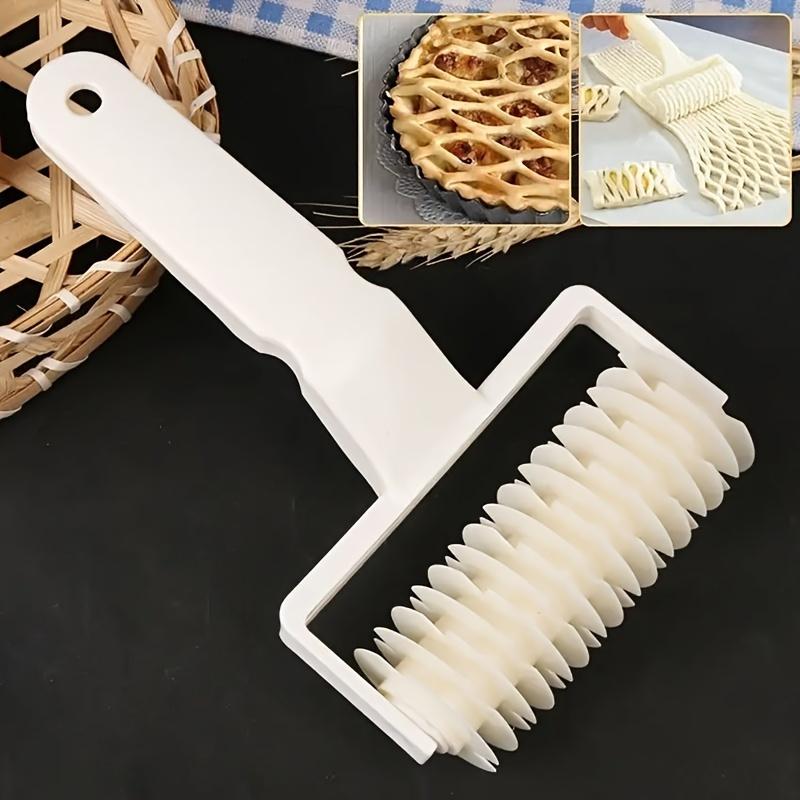 Pizza Pastry Lattice Roller Cutter Plastic Dough Pie Crust Grid Decorating Tool for Bread Cookies Baking Gadget