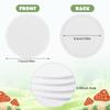 Reusable 24PCS Mushroom Growing Filter Pads 2mm Thick Cotton Materials Monotub Substrate Mycelium Airflow Optimization