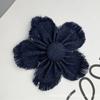 Neue Mode Retro Denim Stoff 8cm Blumen Accessoires DIY handgefertigt Kleidung Schuhe und Hüte Taschen Accessoires Zubehör