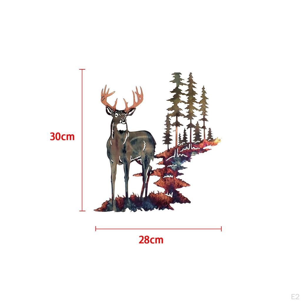Deer in the Forest Hanging for Living Room, Bedroom, Bathroom indoor e outdoor