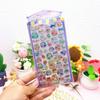 New Kawaii Cartoon 3D Crystal Drop Sticker For Scrapbooking Cute Phone Case Scrapbooking Decoration Solid Sticker Diy Decoration