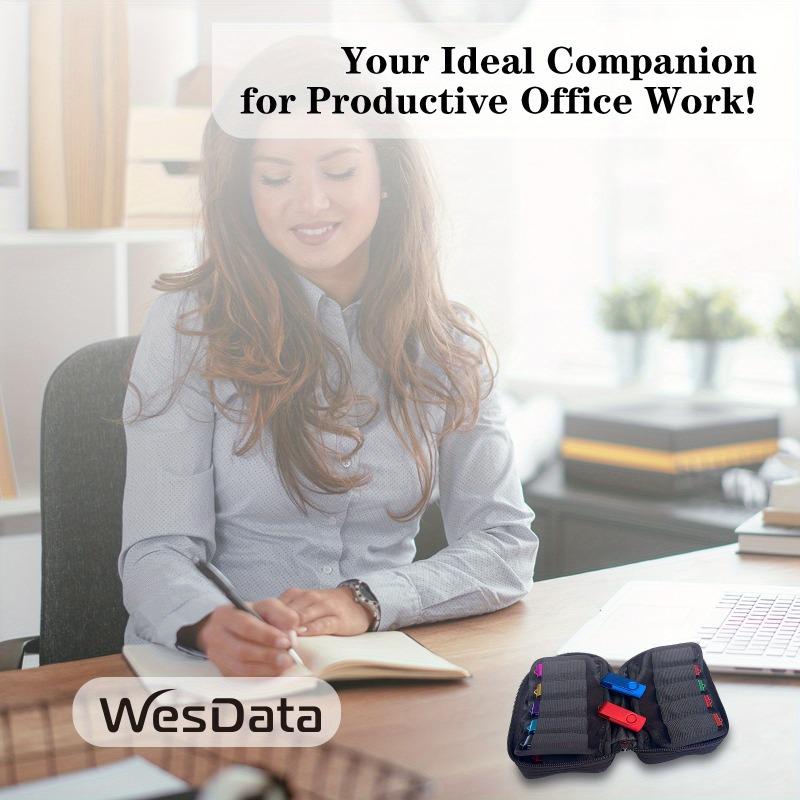 USB Flash Drive Organizer Storage Bag, Holder Case for Pen Drive & Small Electronic Accessories