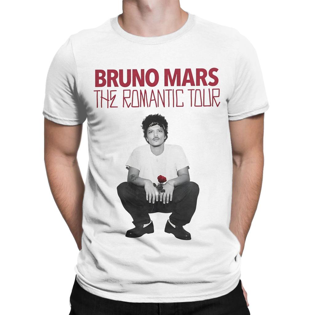 Bruno Mars The RoUnisextic Tour Ροζ Βίντατζ Αφίσα Γραφικό Αστείο 100% Βαμβακερό T-Shirt Bruno Mars Μπλούζες T-Shirts Για Unisex