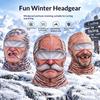 Funny Realistic Face Ski Mask,Old Man Ski Mask Funny Realistic Face ,Novelty Winter Face Cover For Skiing Parties
