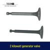 168 Gasoline Generator Parts: 2KW Intake & Exhaust Valves (Model 02679)