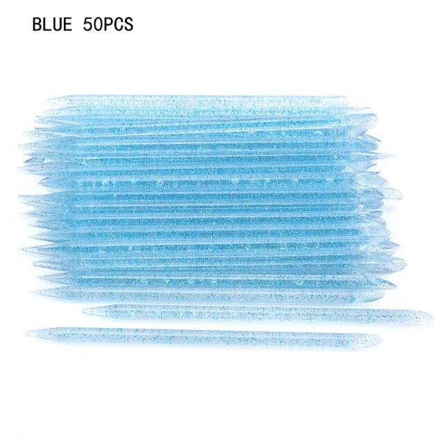 

50/100 шт. Багаторазова двостороння кришталева паличка для малювання нігтів Пушер для кутикули Інструмент для видалення кутикули Педикюр Догляд за нігтями Інструменти для манікюру