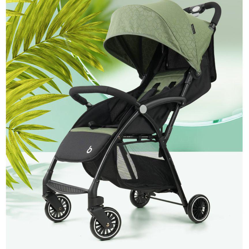 A10 Baby Stroller: Lightweight, Foldable, Four-Wheel Design for Sitting and Lying Down.