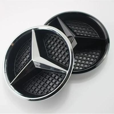 3D Araba Panjur Amblemi Yıldız Rozet Ön Panjur Logosu Mercedes Benz W204 W205 W213 X253 A B C E S CLA GLB GLC GLE GLS Aksesuarları İçin