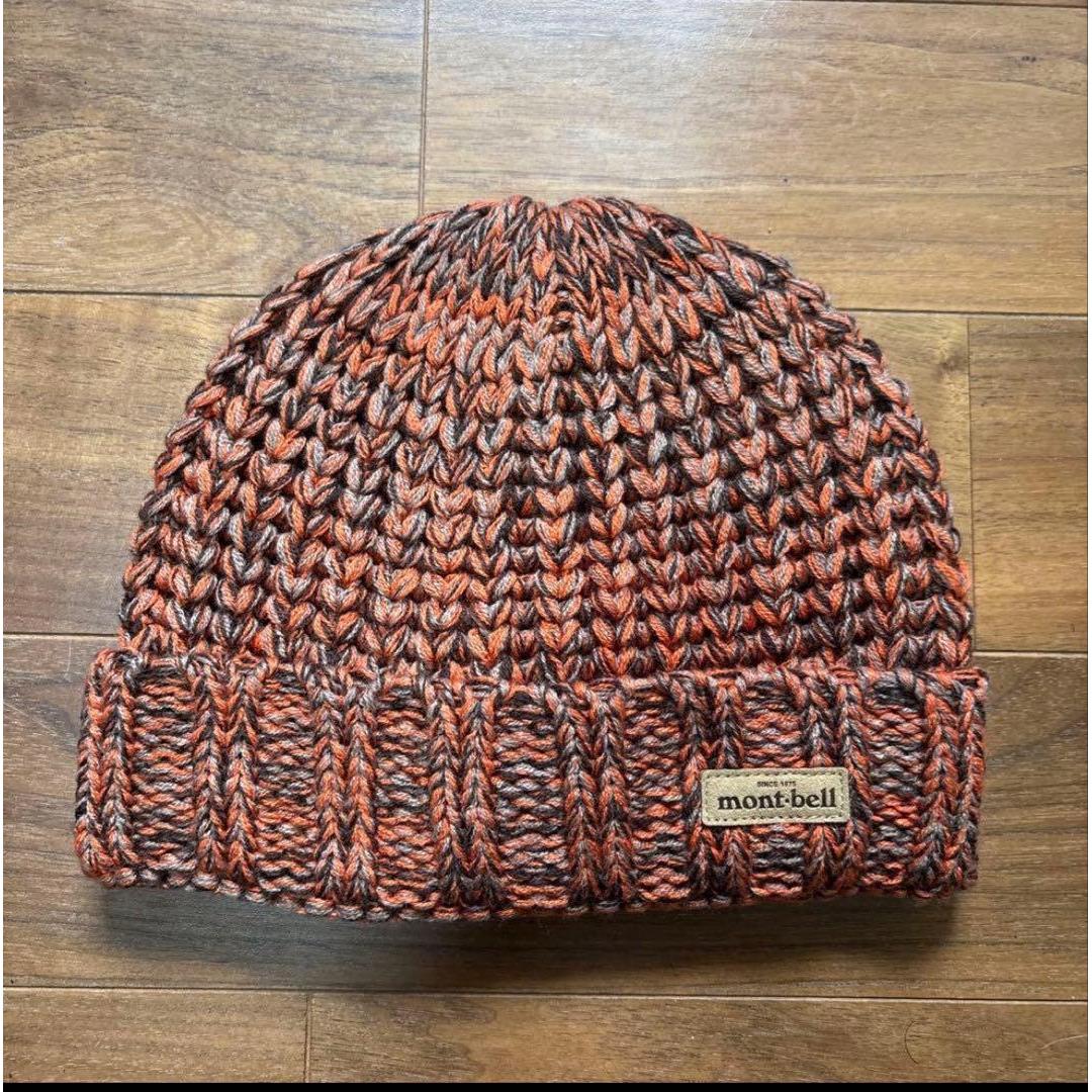 Used mont-bell knit hat S/M orange