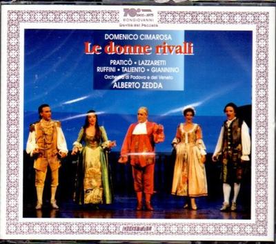 CD ALBERTO ZEDDA, DOMENICO CIMAROSA, O - Cimarosa;Le Donne Rivali  GB2186 Bongiovanni Italy Classical Used