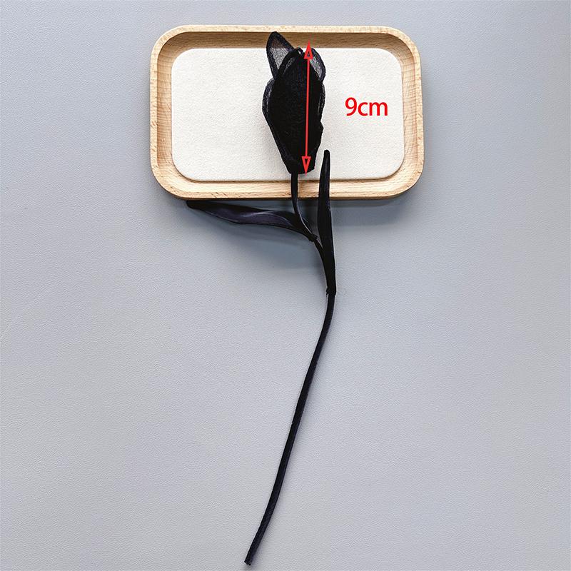 Solid Color Clothing Accessories Simplicity Flower Shape Dress Decoration Diy Simulation Flower Accessories